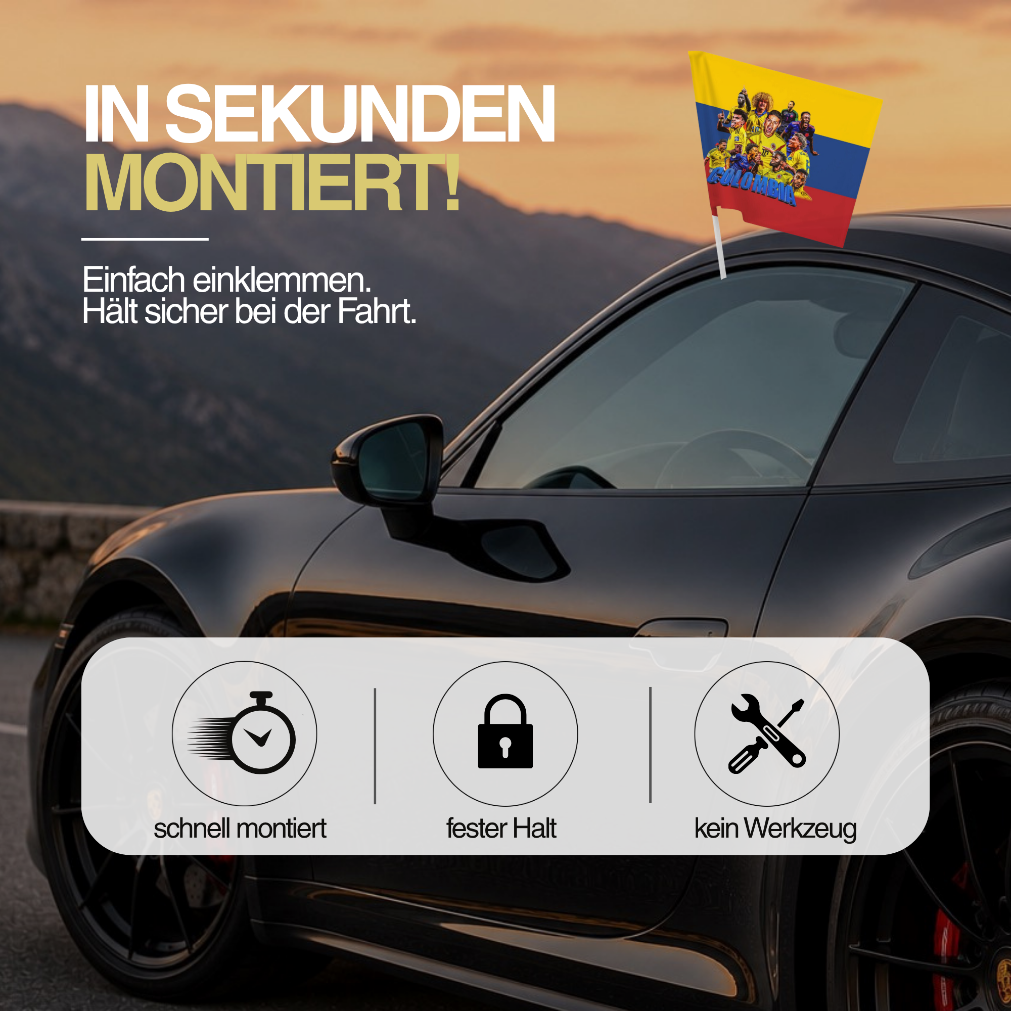 KOLUMBIEN AUTOFLAGGE