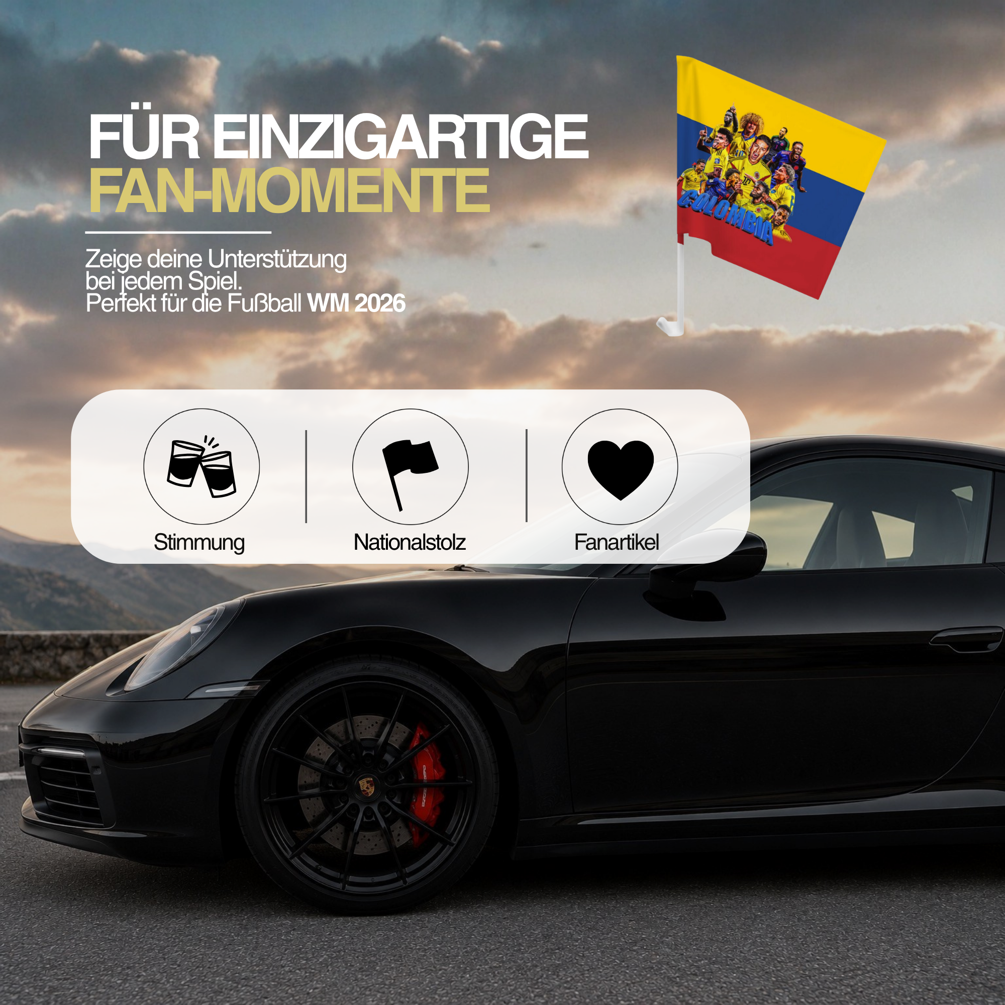 KOLUMBIEN AUTOFLAGGE