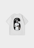 Paul Pogba Backprint T-Shirt in Weiß, Rückseite mit großem Backprint | TEMPACE