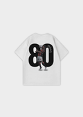 Ronaldinho Backprint T-Shirt in Weiß, Rückseite mit großem Backprint | TEMPACE